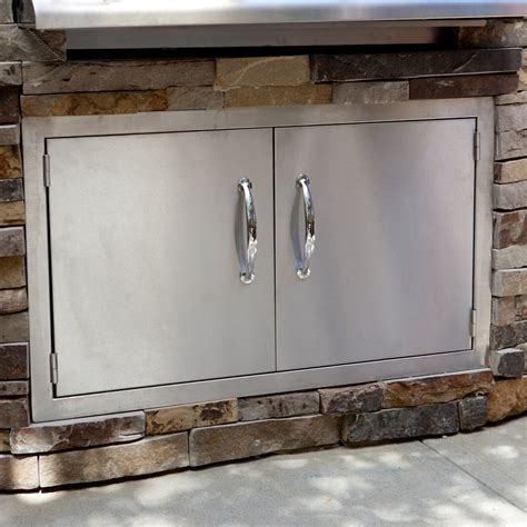 outdoor kitchen stainless steel cabinet doors|stainless steel exterior cabinet doors.